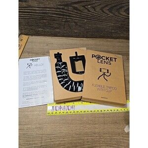 POCKET LENS FLEXIBLE TRIPOD WITH CLIP NEW INSTRUCTIONS